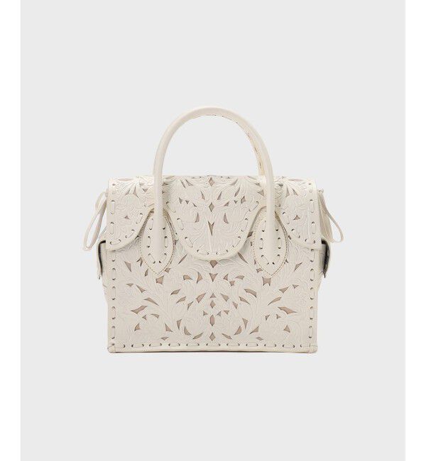 Carving Tribes「Cutwork Maestra」|ハンドバッグ|ホワイト