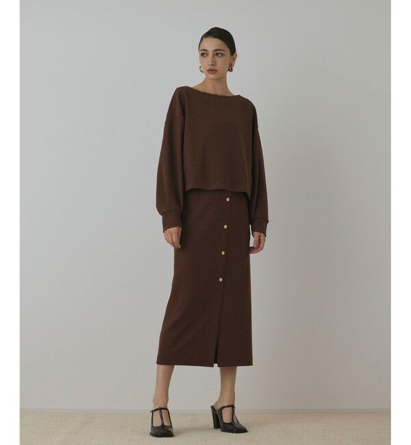 Diagram「ラメカットトップ」|Tシャツ・カットソー|ブラウン