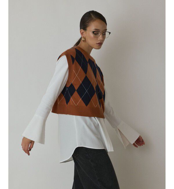 Diagram「アーガイルニットベスト」|ベスト・ジレ|