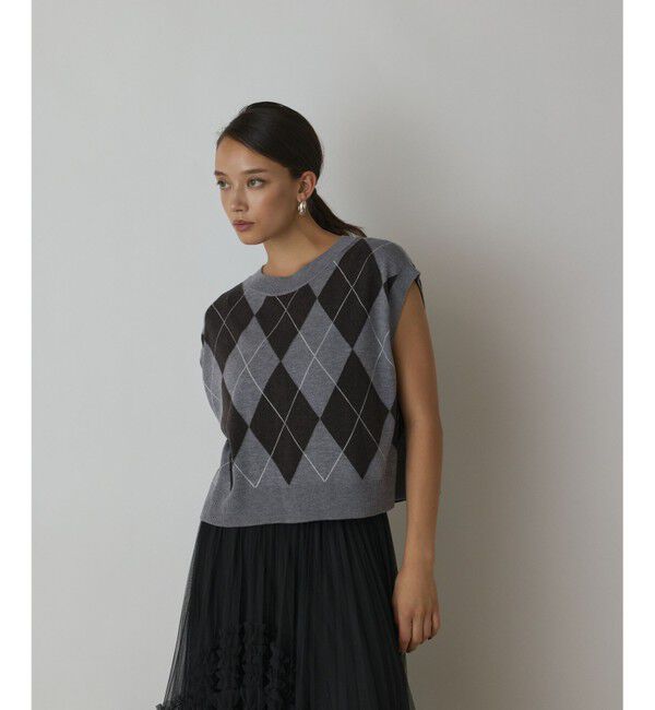 Diagram「アーガイルニットベスト」|ベスト・ジレ|