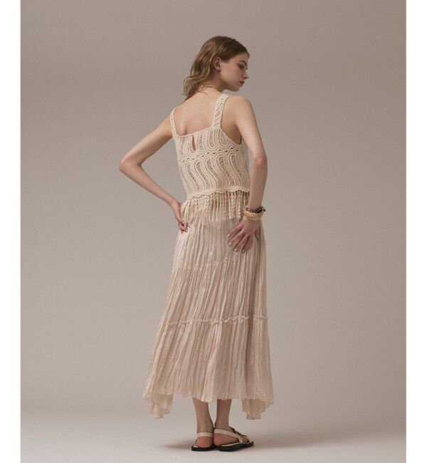 GRACE CONTINENTAL「ワッシャープリーツスカート」|スカート|