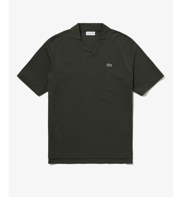 LACOSTE「L.12.12アレンジ スキッパーネックポロシャツ」|ポロシャツ|