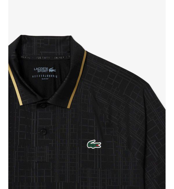 LACOSTE「【EC only】『ノバク・ジョコビッチ』ラケットプリントウルトラドライポロシャツ」|ポロシャツ|
