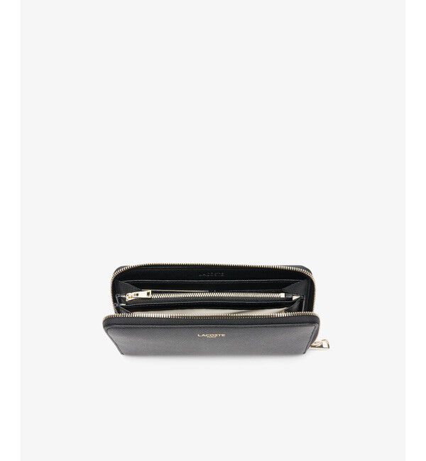 LACOSTE「シャンゼリゼ ラウンドジップレザーロングウォレット」|財布|