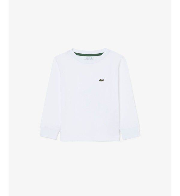 LACOSTE「【EC only】JUNIORベーシックワニロゴパッチ長袖Tシャツ」|Tシャツ・カットソー|