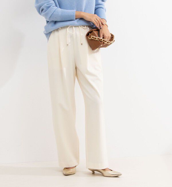 NOLLEY'S「ウォッシャブル裏起毛イージーワイドパンツ」|その他|