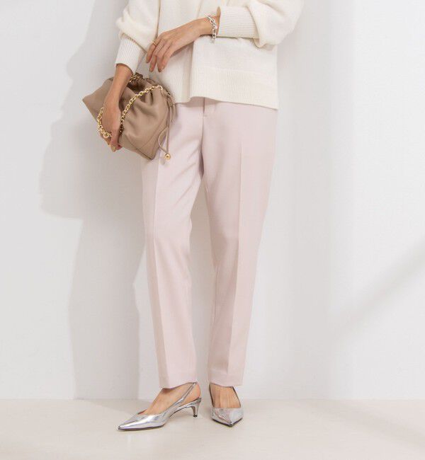 NOLLEY'S sophi「ウォッシャブルウール調サージテーパードパンツ」|その他|