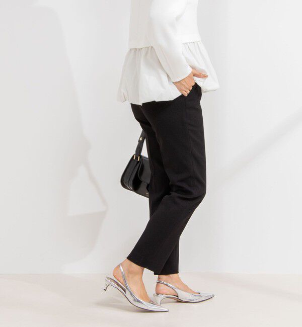 NOLLEY'S sophi「ウォッシャブルウール調サージテーパードパンツ」|その他|