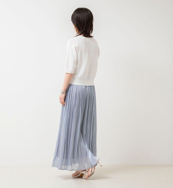 NOLLEY'S「シャインサテン楊柳スカート」|スカート|