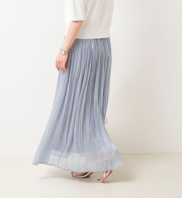 NOLLEY'S「シャインサテン楊柳スカート」|スカート|