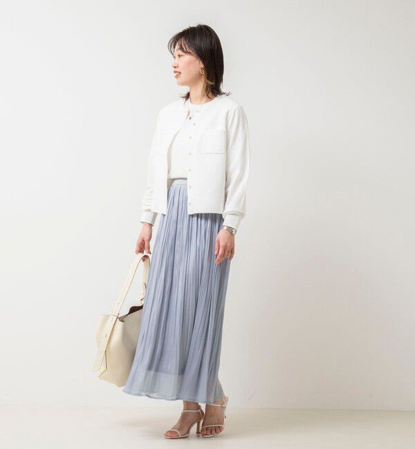 NOLLEY'S「シャインサテン楊柳スカート」|スカート|