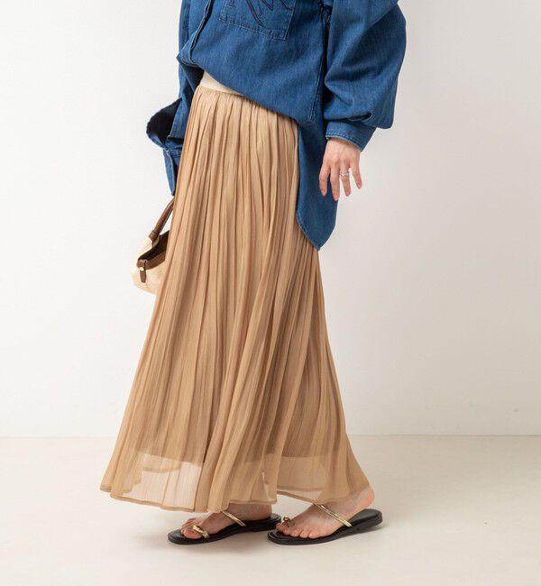 NOLLEY'S「シャインサテン楊柳スカート」|スカート|