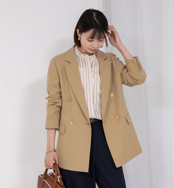 NOLLEY'S「《セットアップ対応》ウォッシャブル高機能麻調愛されワイドパンツ」|その他|