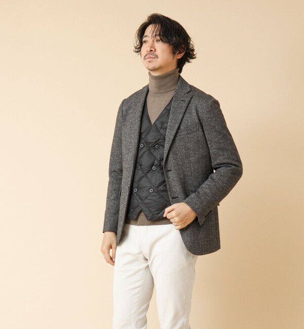 NOLLEY'S goodman「【TAION/タイオン】W-BREASTED SNAP BUTTON DOWN GILET 25AW」|ダウンベスト・ベスト|