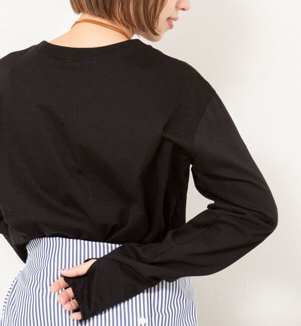 NOLLEY'S「ウォッシャブルオーガニックコットンロンT」|Tシャツ・カットソー|