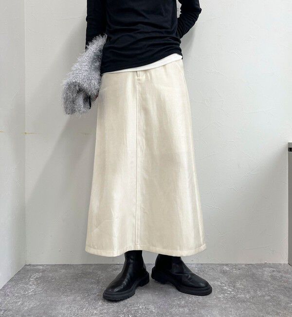 fredy emue「マルチファブリック タイトスカート」|スカート|