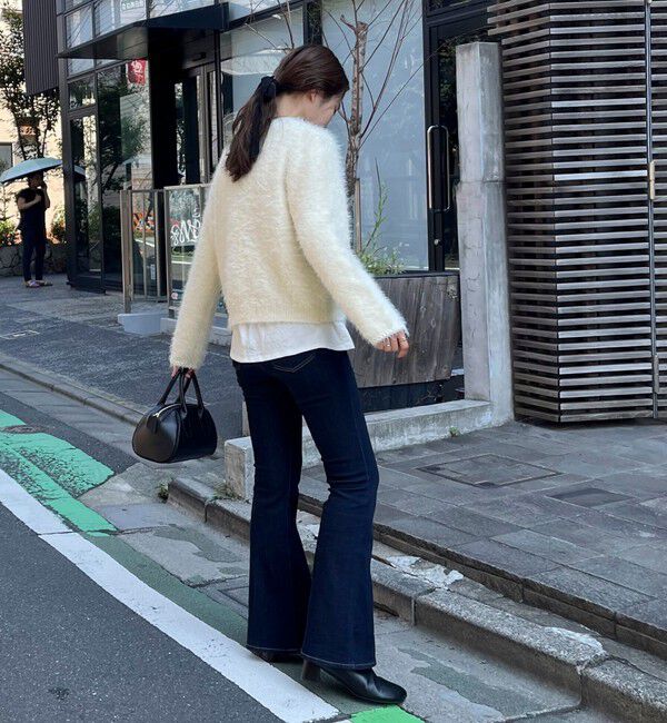 fredy emue「シャギーポケ付きジャケットカーディガン」|カーディガン|