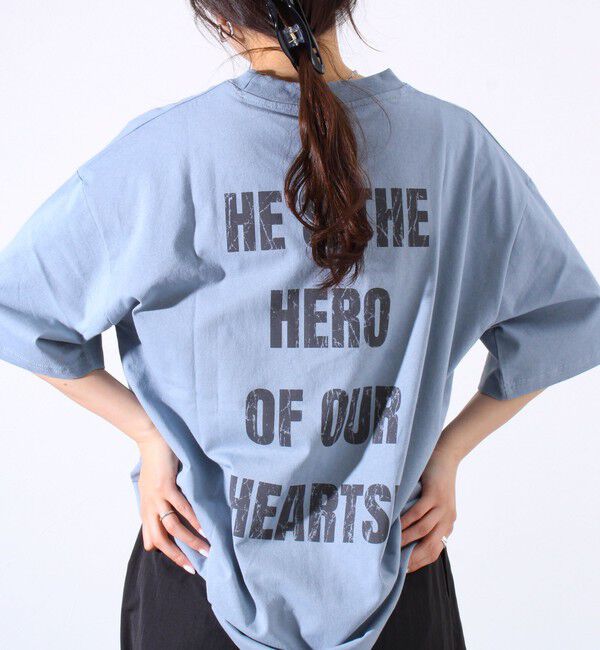 GLOSTER「【Disney】【TOM&JERRY】ピグメント/ラグランスリーブ プリントTシャツ 」|Tシャツ・カットソー|