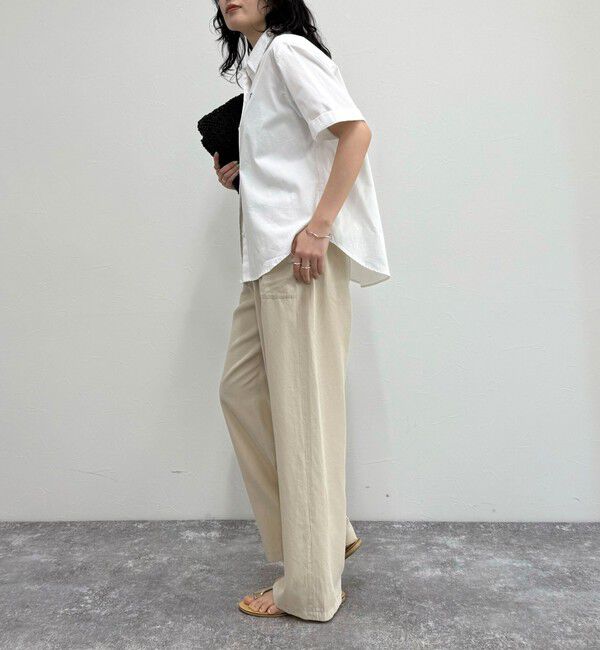 fredy emue「シルキーリネンイージーパンツ」|チノ|