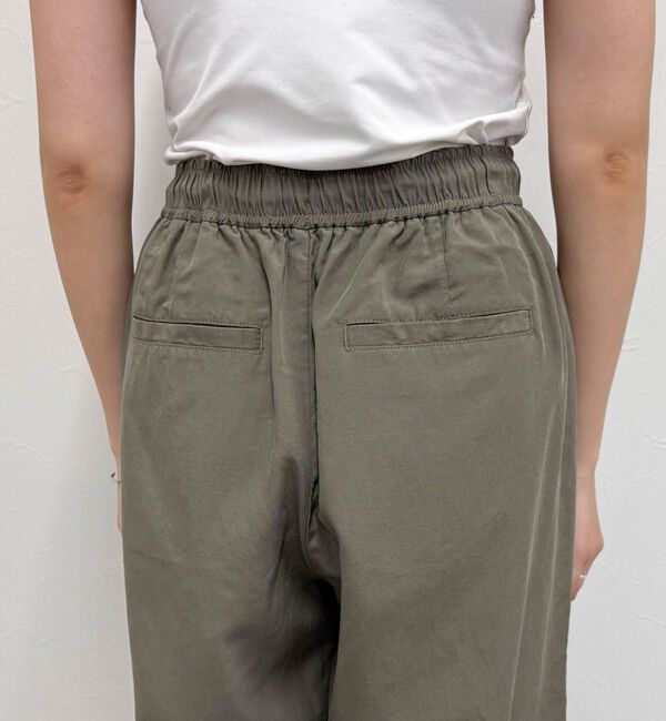 fredy emue「シルキーリネンイージーパンツ」|チノ|