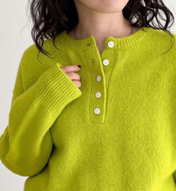 fredy emue「ヘンリーネックニットプルオーバー」|ニット・セーター|