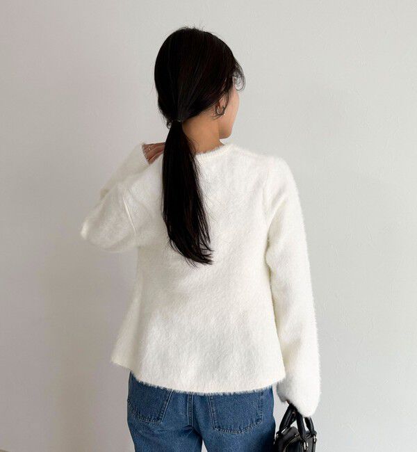 fredy emue「シャギーペプラムニットプルオーバー」|ニット・セーター|