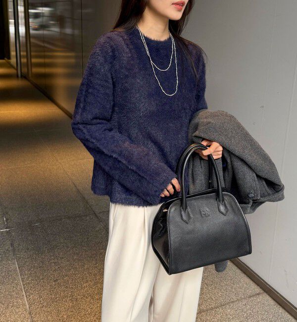 fredy emue「シャギーペプラムニットプルオーバー」|ニット・セーター|