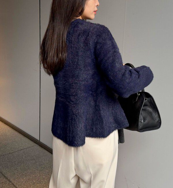 fredy emue「シャギーペプラムニットプルオーバー」|ニット・セーター|