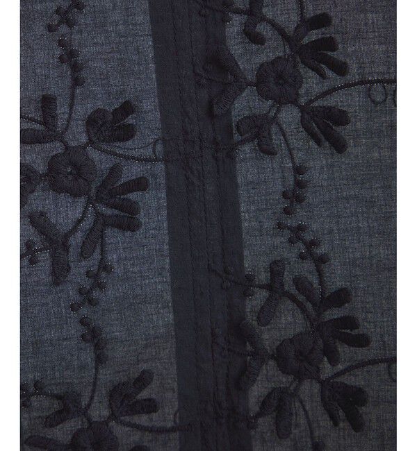 SALON adam et rope'「【WEB限定】３Dフラワーレースジャケット［セットアップ対応］」|シャツ・ブラウス|