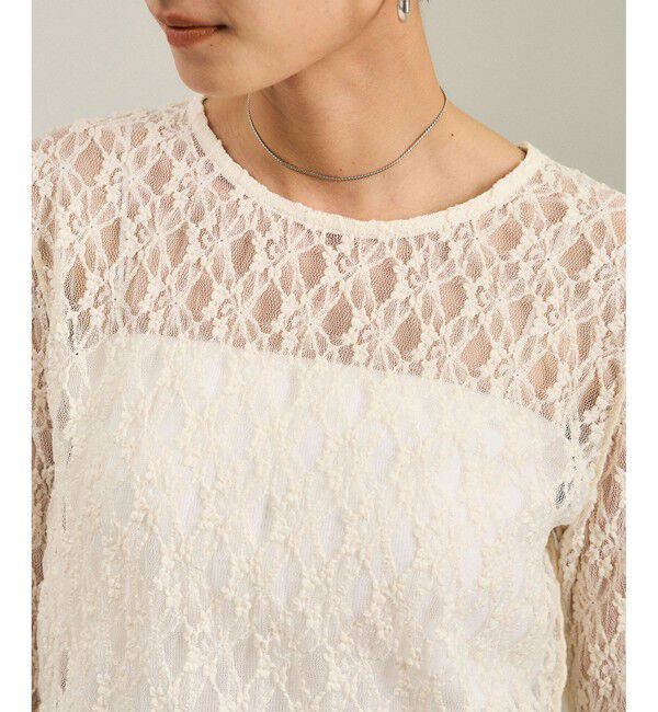 SALON adam et rope'「レースシアートップス［ストレッチ］」|その他|