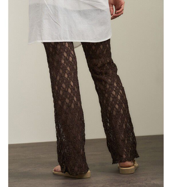 SALON adam et rope'「シアーレースレギンス［ストレッチ］」|レギンス・スパッツ|