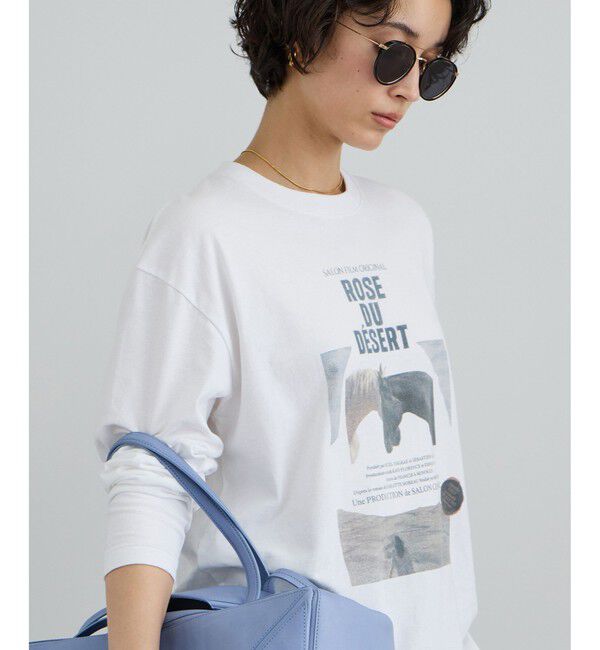 SALON adam et rope'「フィルムポスタープリントロンT」|Tシャツ・カットソー|