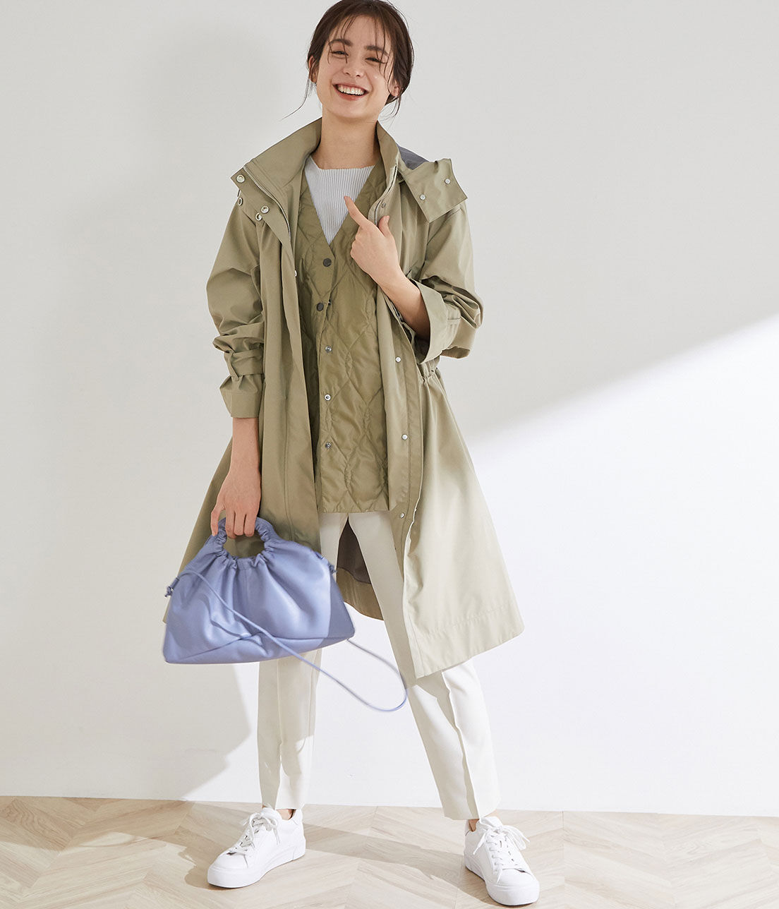 ROPE「【Mizunoコラボレーション】撥水オーバーサイズコントロールコート」|その他|