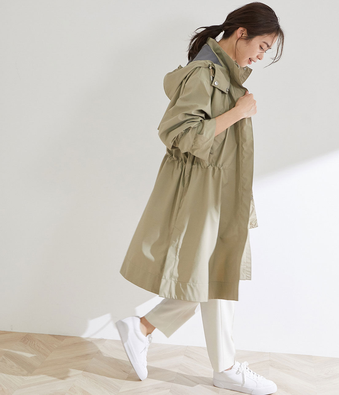 ROPE「【Mizunoコラボレーション】撥水オーバーサイズコントロールコート」|その他|