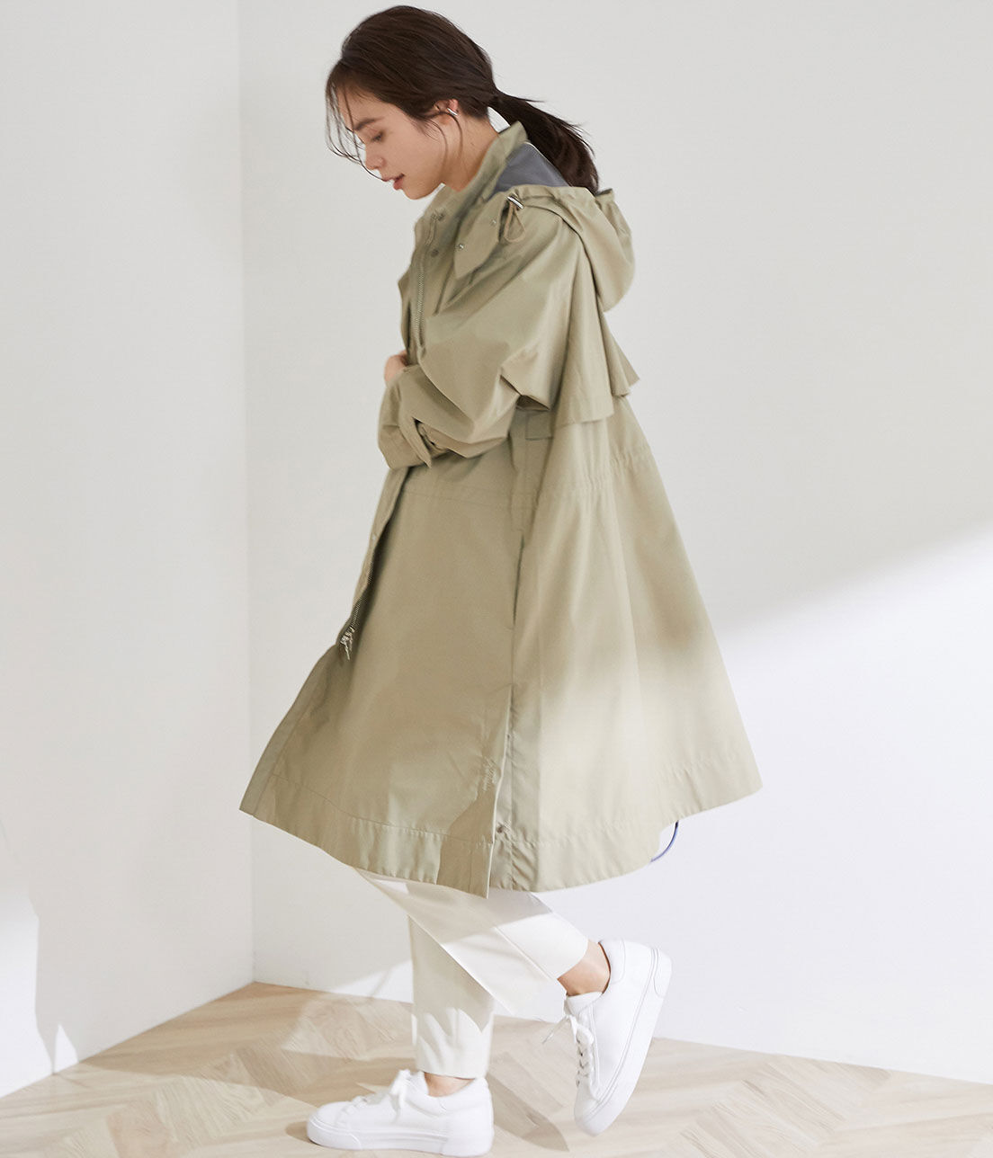 ROPE「【Mizunoコラボレーション】撥水オーバーサイズコントロールコート」|その他|