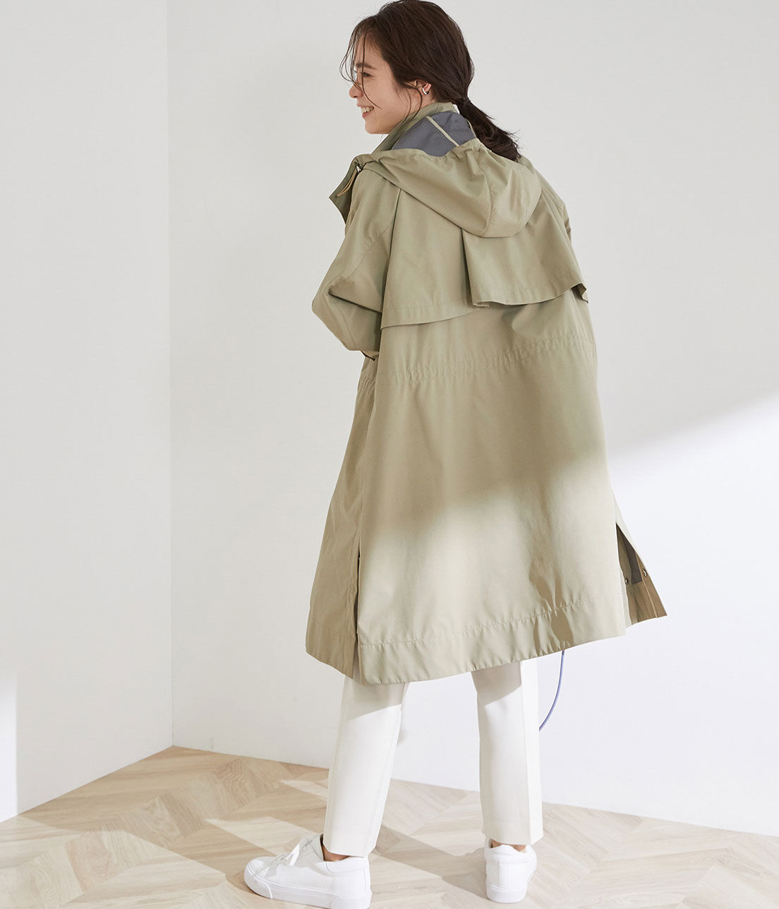 ROPE「【Mizunoコラボレーション】撥水オーバーサイズコントロールコート」|その他|