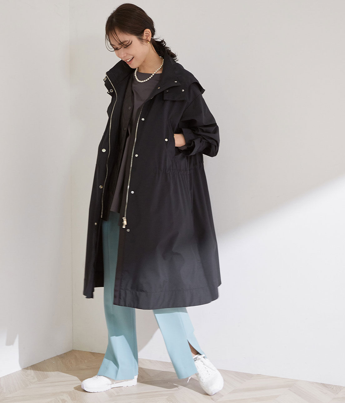 ROPE「【Mizunoコラボレーション】撥水オーバーサイズコントロールコート」|その他|