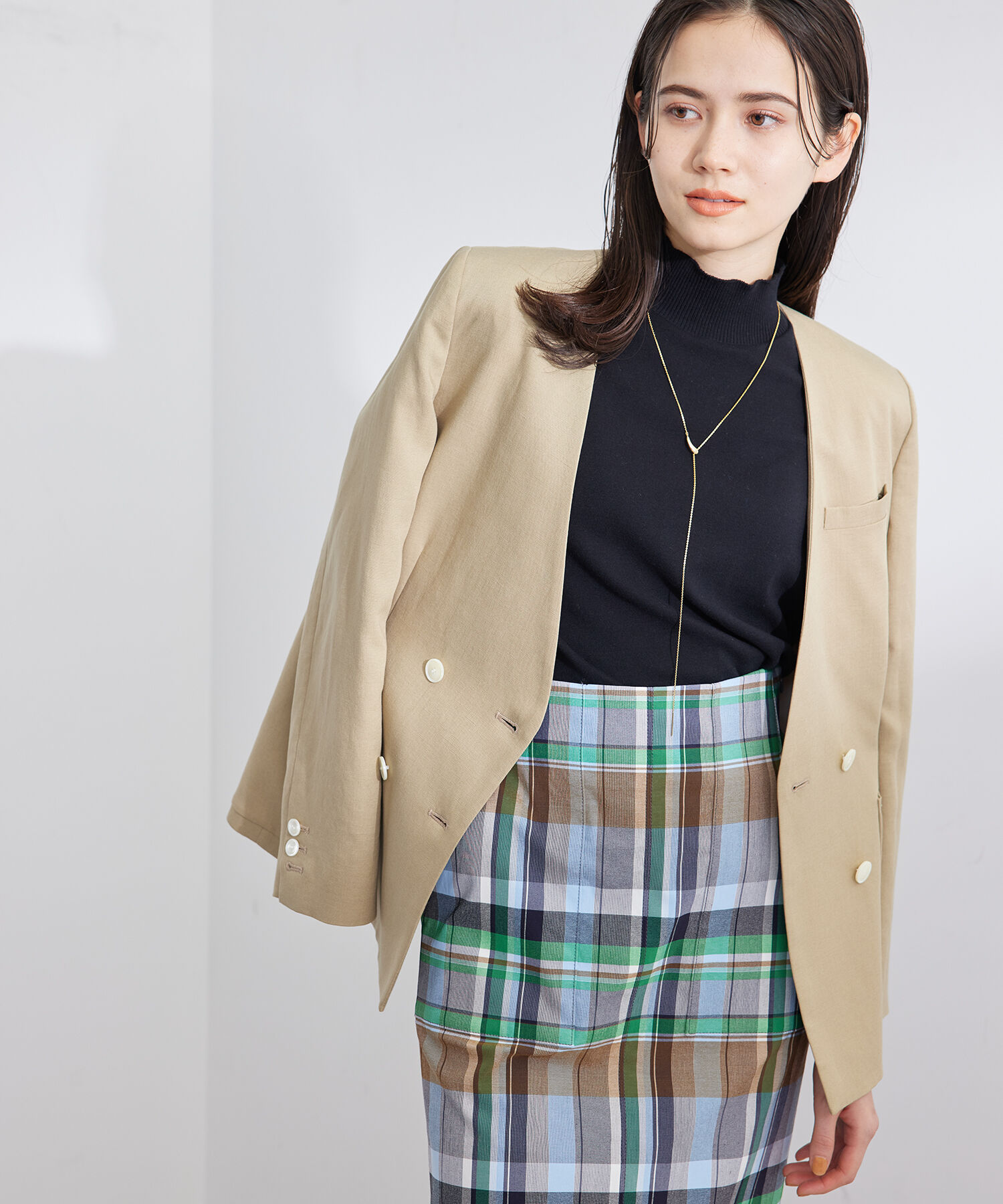 ROPE「【ITALY】ハイネックノースリーブニット」|Tシャツ・カットソー|