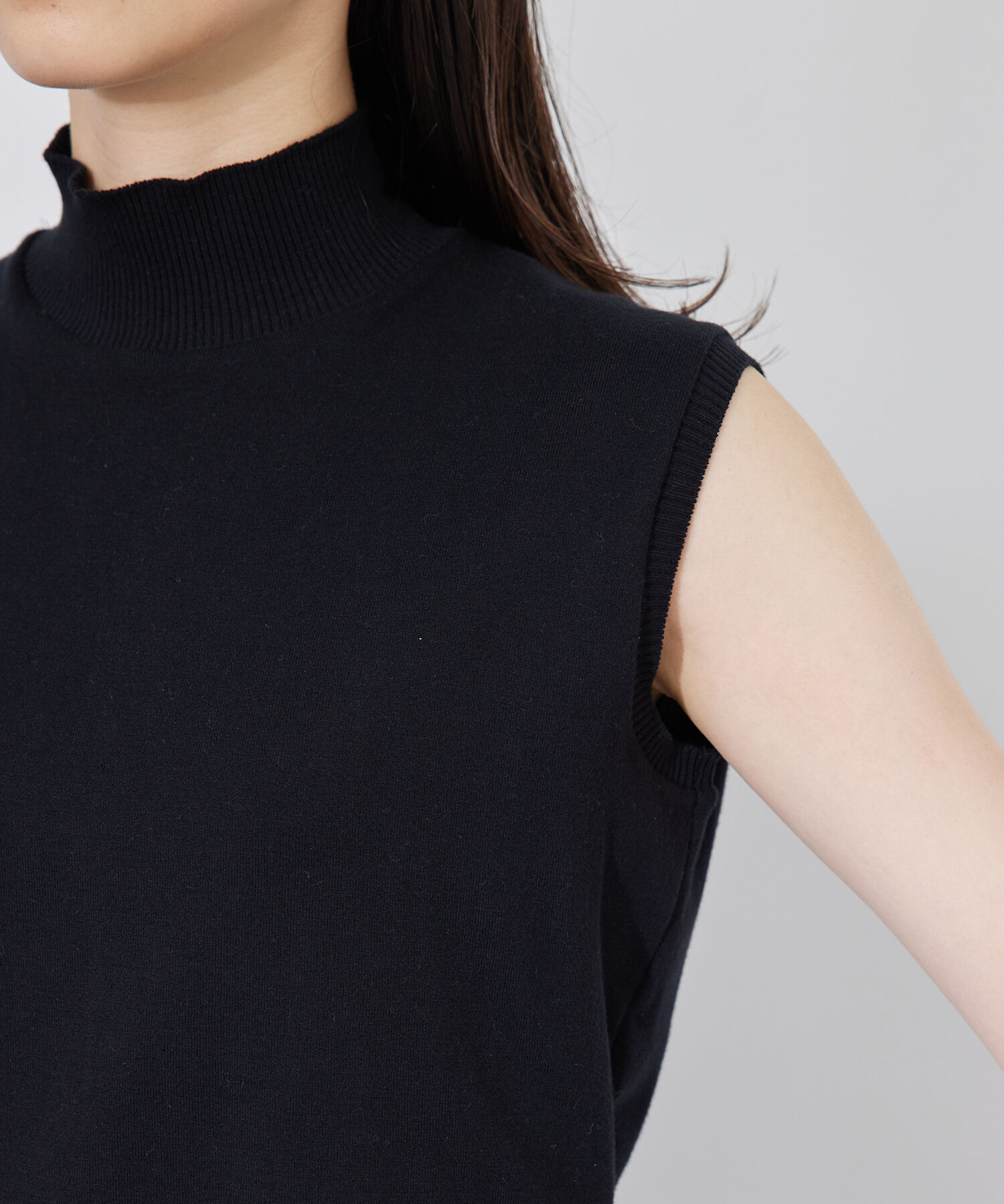 ROPE「【ITALY】ハイネックノースリーブニット」|Tシャツ・カットソー|