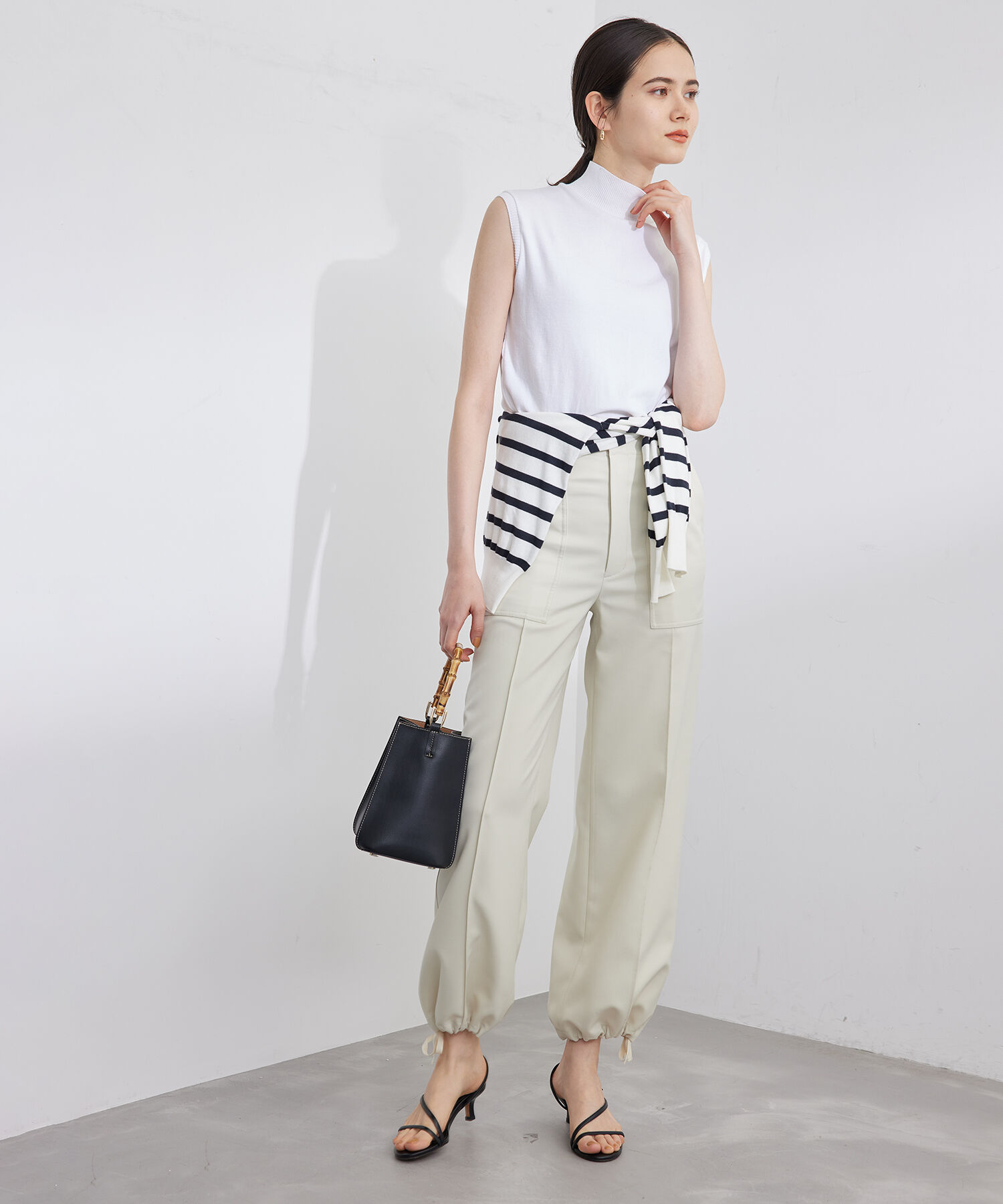 ROPE「【ITALY】ハイネックノースリーブニット」|Tシャツ・カットソー|