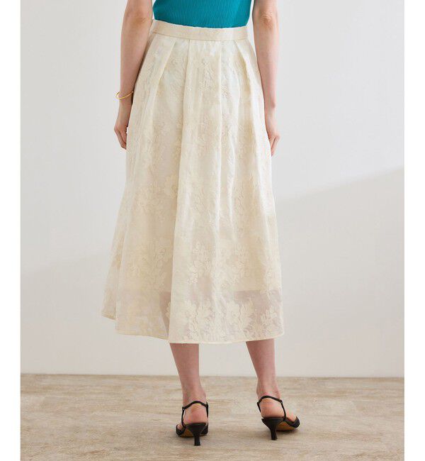 ROPE「フラワーエンブロイダリースカート/セットアップ対応」|スカート|