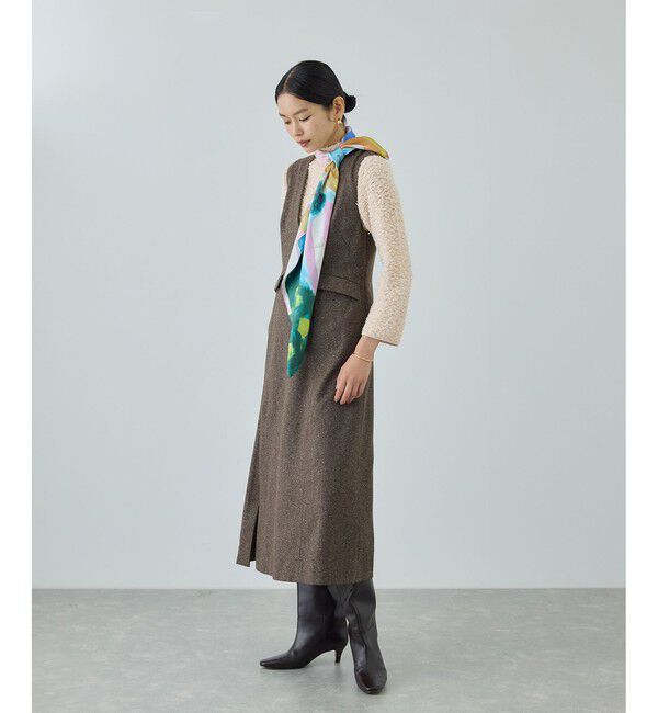 ROPE「【COOHEM(コーヘン)】COTTON FANCY YARN HIGH NECK KNIT」|ニット・セーター|