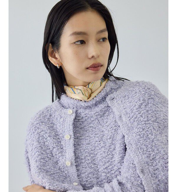 ROPE「【COOHEM(コーヘン)】COTTON FANCY YARN HIGH NECK KNIT」|ニット・セーター|