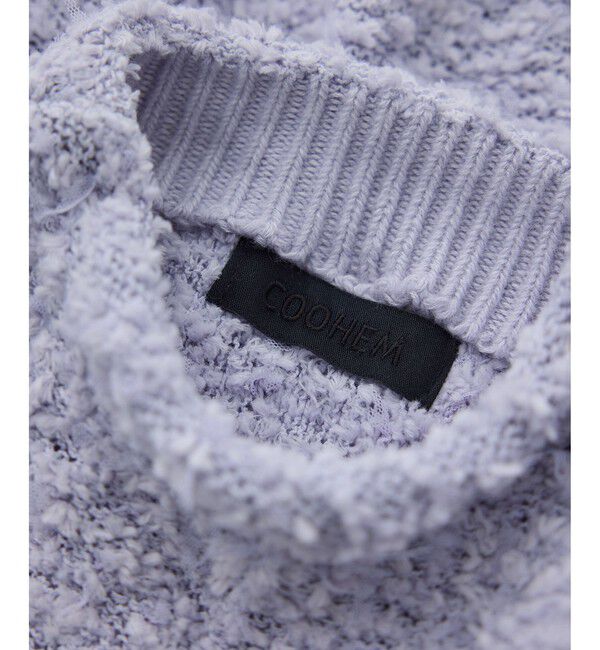 ROPE「【COOHEM(コーヘン)】COTTON FANCY YARN HIGH NECK KNIT」|ニット・セーター|