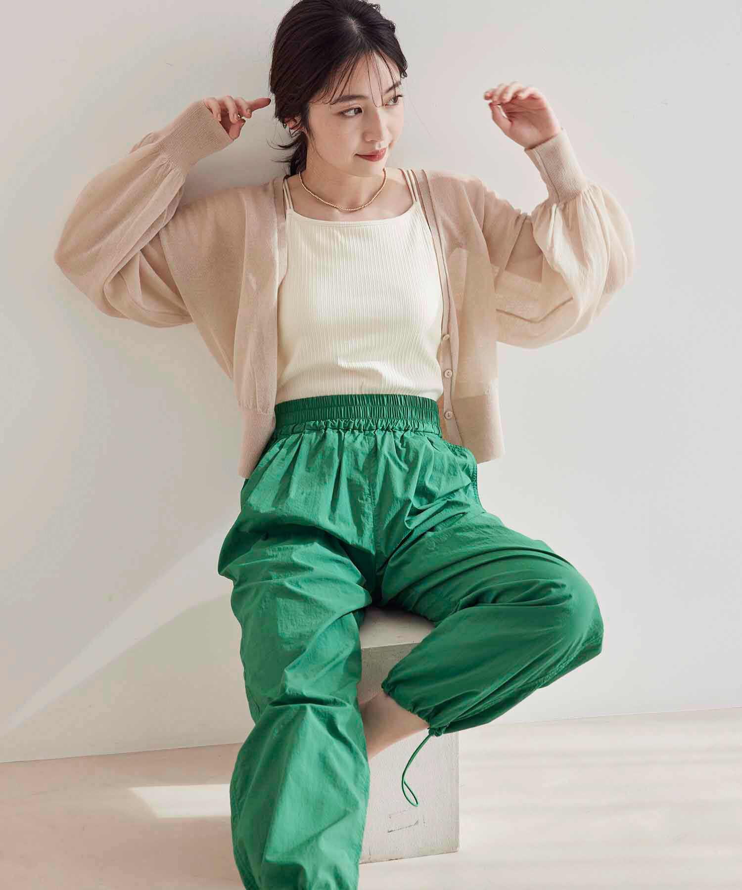 vis-a-vis「【WEB限定】シアーショート丈カーディガン」|カーディガン|