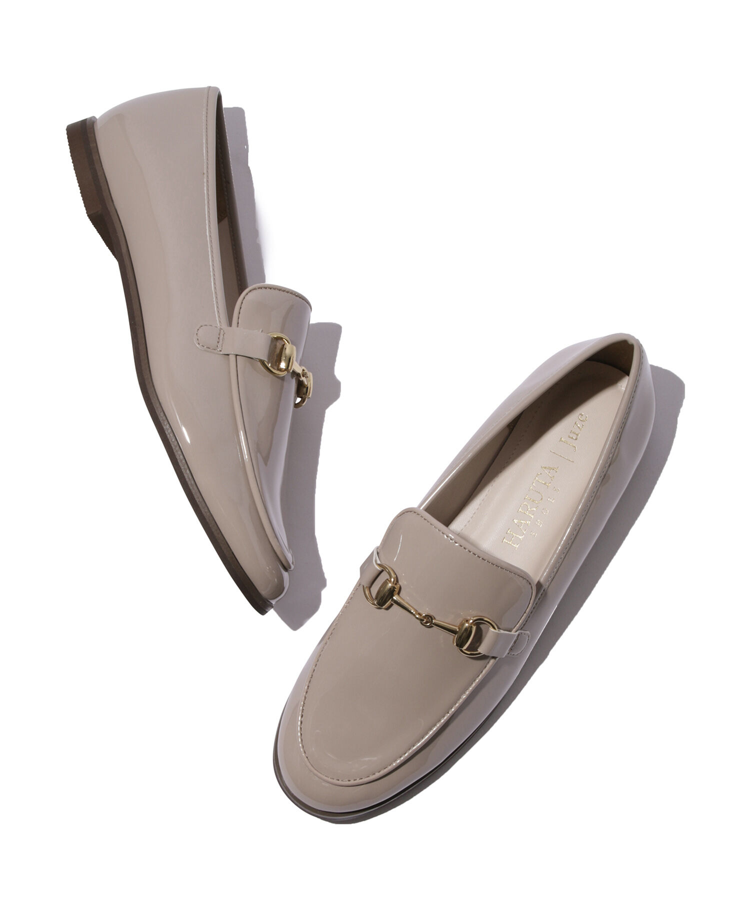 Juze「【晴雨兼用】【HARUTAコラボ】リサイクルレザービットローファー」|ローファー|