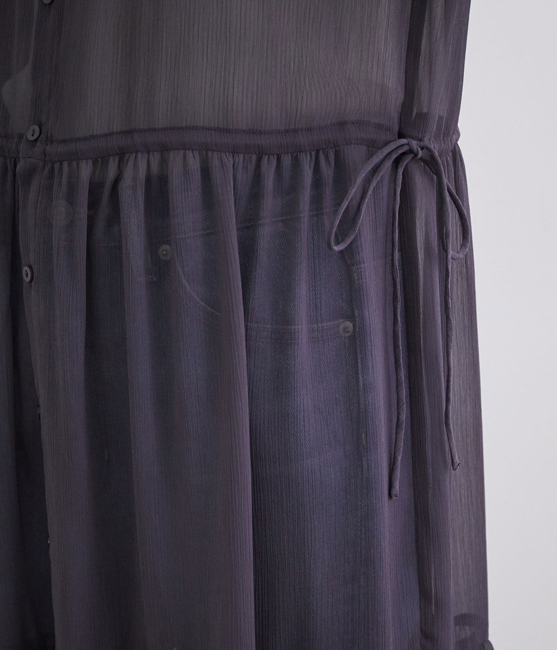 Rope&rsquo;Picnic「線画タッチ花柄プリントワンピース」|ワンピース|