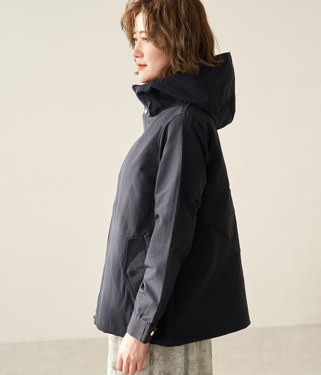 Rope&rsquo;Picnic「【撥水・花粉ガード】グログランマウンテンパーカー」|アウトドア|