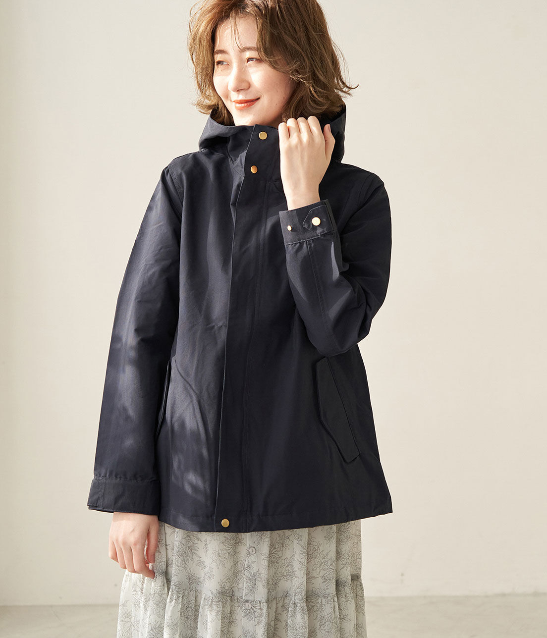 Rope&rsquo;Picnic「【撥水・花粉ガード】グログランマウンテンパーカー」|アウトドア|