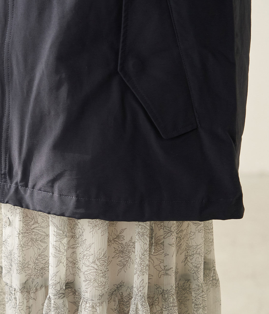 Rope&rsquo;Picnic「【撥水・花粉ガード】グログランマウンテンパーカー」|アウトドア|